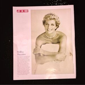 Vintage "Still A Dazzler" Princess Diana Advertising Print